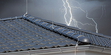 Äußerer Blitzschutz bei Elektrotechnik Sauer in Dettelbach